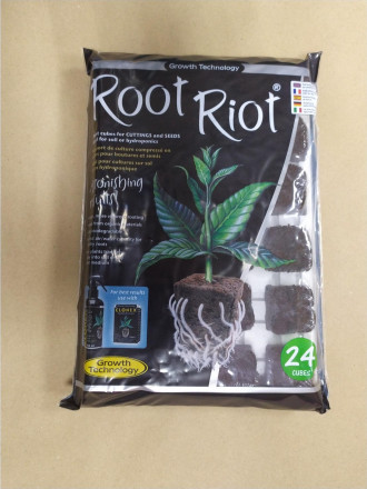 Кубики для клонирования рассады Root Riot упаковка 24 шт