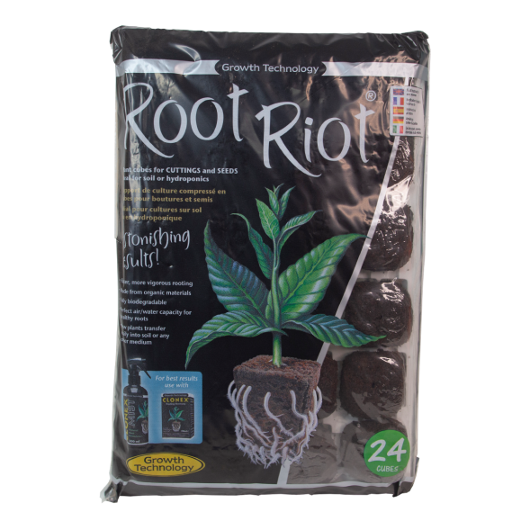 Кубики для клонирования рассады Root Riot упаковка 24 шт