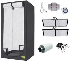 Гроубокс 100*100*200 см в сборе: LED Quantum Box
