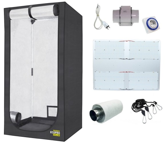 Гроубокс 120*120*200 см в сборе: LED Quantum Box