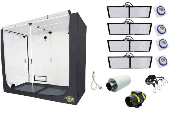 Гроубокс 240*120*200 см в сборе: LED Quantum Box