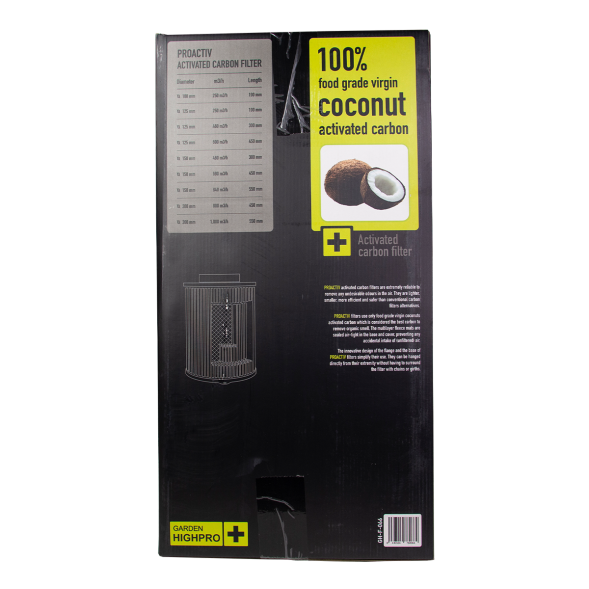 Угольный фильтр PROACTIVE 1000 м3 / 200 мм