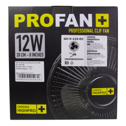 Вентилятор на клипсе CLIP FAN 20 см/12 Вт