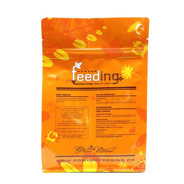 Удобрение Powder Feeding Short Flowering 2.5 кг