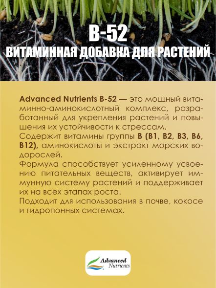 Добавка для растений B-52 100 мл / Advanced Nutrients