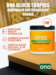 Нейтрализатор запаха ONA Block Tropics 170 г