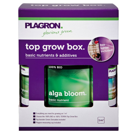 Комплект удобрений PLAGRON Top Grow Box Bio