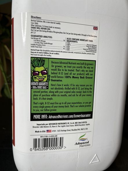 B-52 20 л | Advanced Nutrients