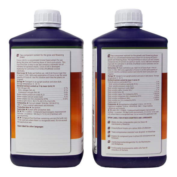 Удобрение PLAGRON Cocos A+B 1 л