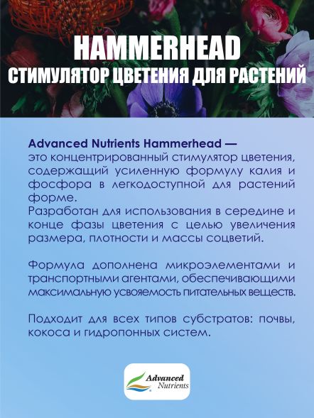 Стимулятор цветения Hammerhead 1 л