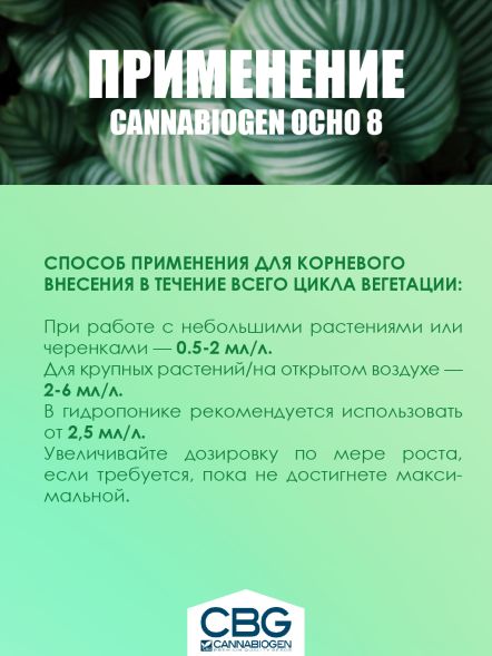 Удобрение Cannabiogen Delta 8 (Ocho) 0,5 л
