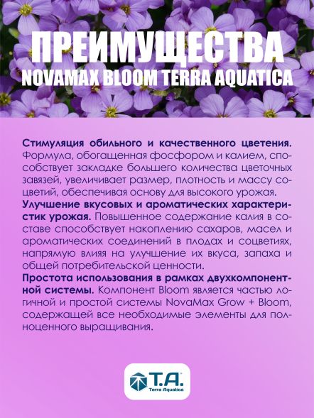 Удобрение Flora NovaMax Bloom 5 л
