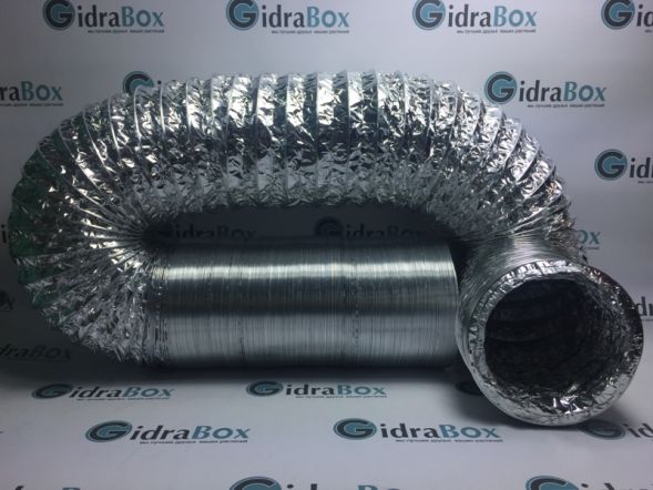 Гибкий алюминиевый воздуховод 152 мм 10 м 