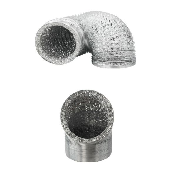 Гибкий алюминиевый воздуховод 152 мм 10 м 