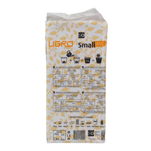 Кокосовый субстрат UGro Small Basic 11 л х 12 шт