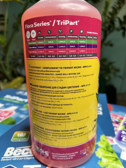 Удобрение TriPart Bloom Terra Aquatica (Flora Bloom GHE) 1 л