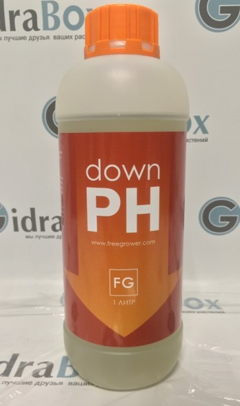 pH Down жидкий FreeGrower 1 литр