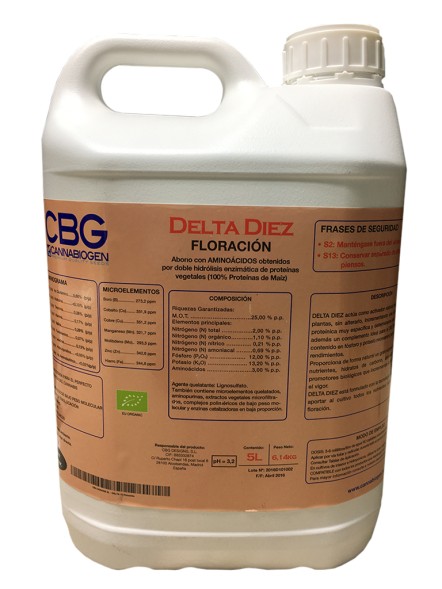 Удобрение Cannabiogen Delta 10 5 л