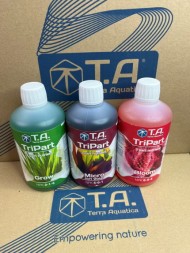 Комплект удобрений Flora Series SW GHE (Tripart Terra Aquatica Grow+Micro+Bloom) 3x0,5 л