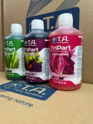 Комплект удобрений Flora Series SW GHE (Tripart Terra Aquatica Grow+Micro+Bloom) 3x0,5 л