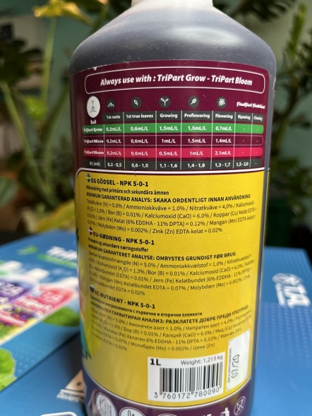 Удобрение Flora Micro SW для мягкой воды 1 л