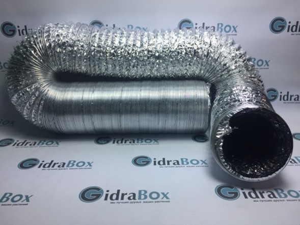 Гибкий воздуховод Black-Inside 127 мм 10 м