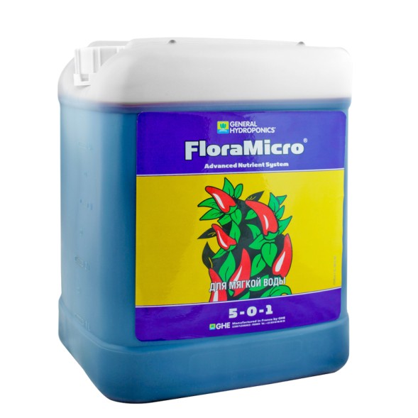 Удобрение Flora Micro HW для жесткой воды 5 л