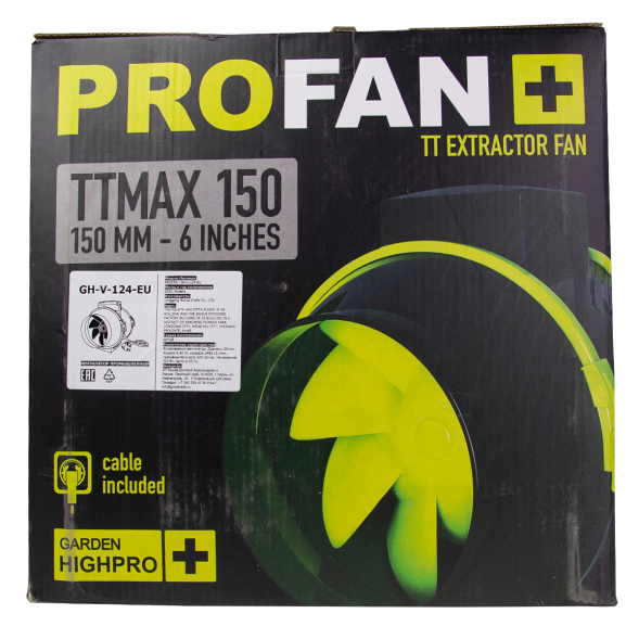 Вентилятор Extractor TT fan 150 мм