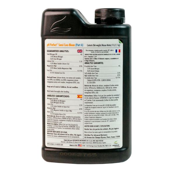 Sensi Coco Bloom Part A 1 л | Advanced Nutrients