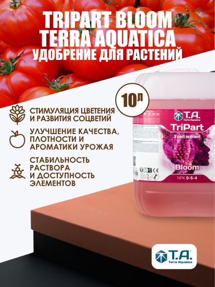 Удобрение TriPart Bloom / Flora Bloom (GHE) 10 л EU