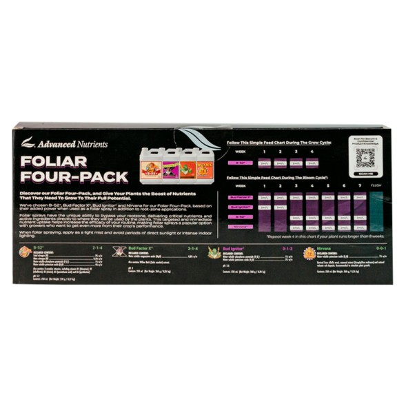 Комплект стимуляторов Foliar Four-Pack 250 мл | Advanced Nutrients