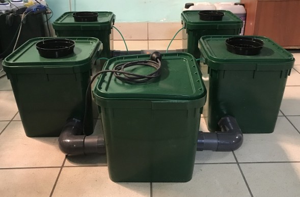 Гидропонная система rdwc HydroPot 5-1