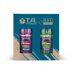 Комплект удобрений DualPart HW для жесткой воды (Flora Duo Grow)+(Flora Duo Bloom) 2x500 мл