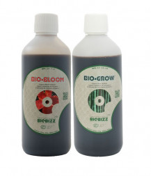Комплект базовых удобрений BioBizz Grow+Bloom 2x0,5 л